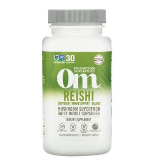 Om Mushrooms, Reishi, 667 mg, 90 Vegetarian Capsules