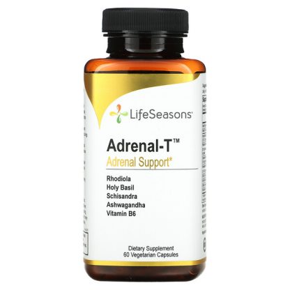 LifeSeasons, Adrenal-T, Adrenal Support, 60 Vegetarian Capsules