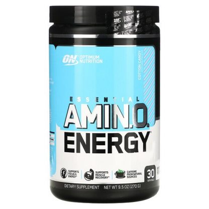 Optimum Nutrition, ESSENTIAL AMIN.O. ENERGY, Cotton Candy, 9.5 oz (270 g)