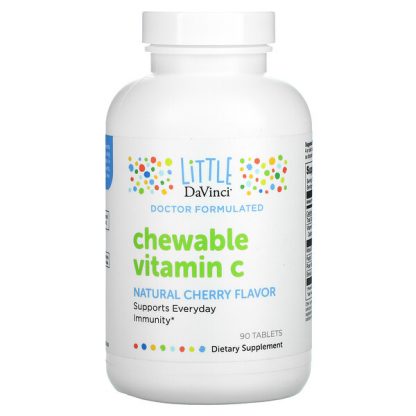 Little DaVinci, Chewable Vitamin C, Natural Cherry, 90 Tablets