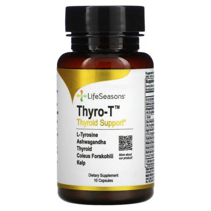 LifeSeasons, Thyro-T, Thyroid Support, 10 Capsules