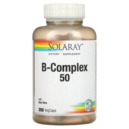 Solaray, B-Complex 50, 250 VegCaps