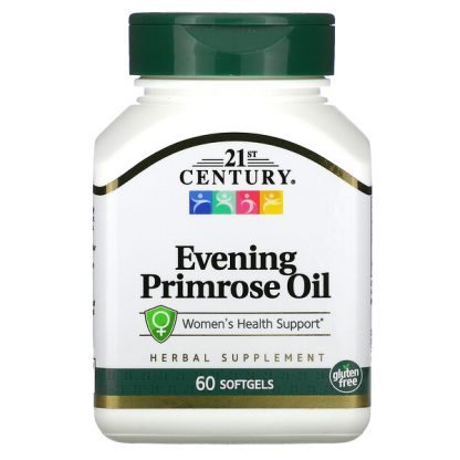 21st Century, Evening Primrose Oil, Women's Health Support, 60 Softgels