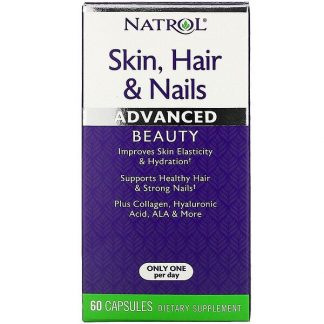 Natrol, Skin, Hair & Nails, Advanced Beauty, 60 Capsules