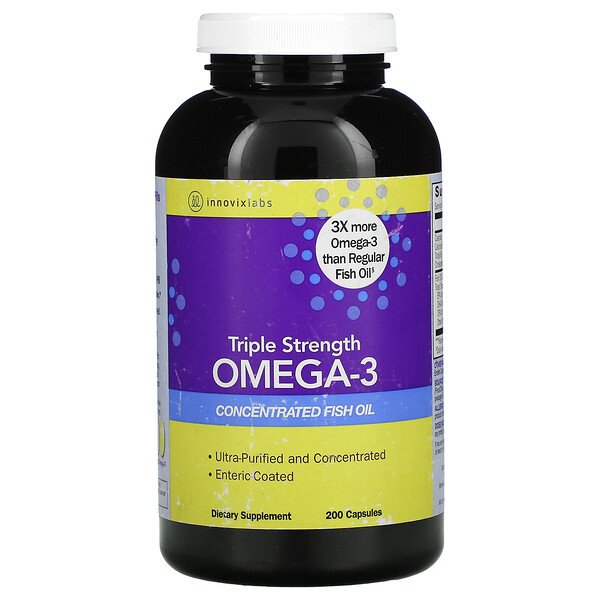 InnovixLabs, Triple Strength Omega-3, 200 Capsules Singapore