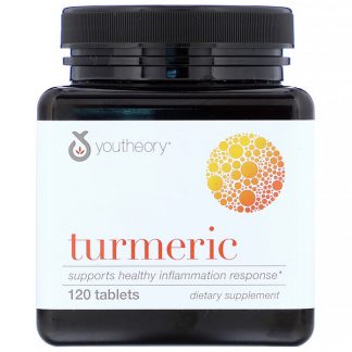 Youtheory, Turmeric, 120 Tablets