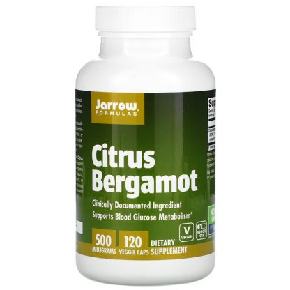 Jarrow Formulas, Citrus Bergamot, 500 mg, 120 Veggie Caps