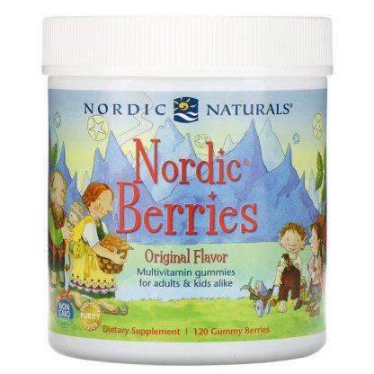 Nordic Naturals, Nordic Berries, Multivitamin Gummies, Original Flavor, 120 Gummy Berries