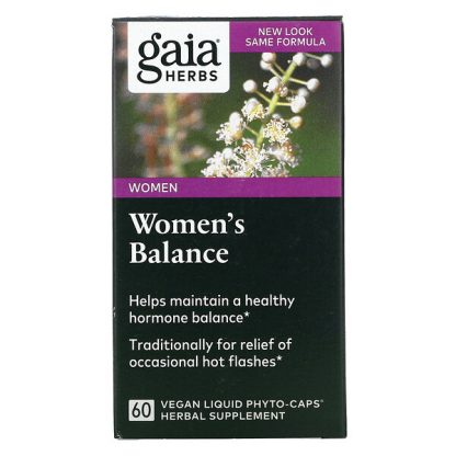 Gaia Herbs, Women's Balance, 60 Vegan Liquid Phyto-Caps