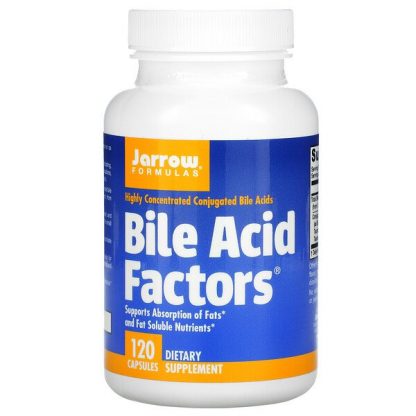 Jarrow Formulas, Bile Acid Factors, 120 Capsules