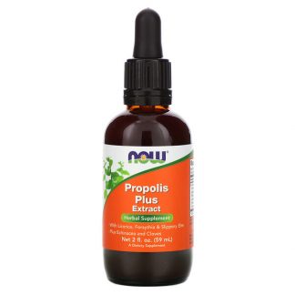 NOW Foods, Propolis Plus Extract, 2 fl oz (60 ml)