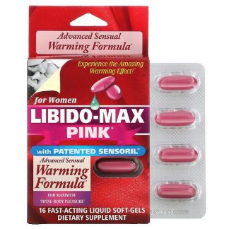 appliednutrition, Libido-Max Pink, For Women, 16 Fast-Acting Liquid Soft-Gels