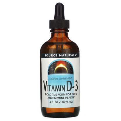 Source Naturals, Vitamin D-3, 4 fl oz (118.28 ml)