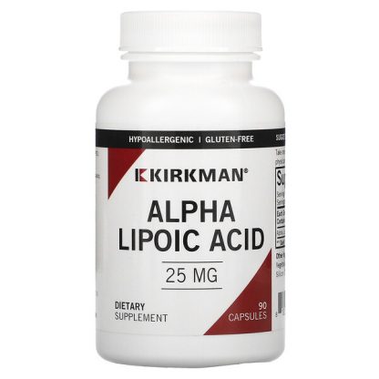 Kirkman Labs, Alpha Lipoic Acid, 25 mg, 90 Capsules