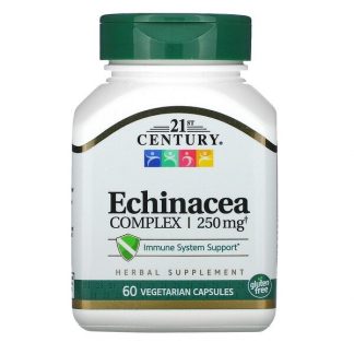 21st Century, Echinacea Complex, 250 mg, 60 Vegetarian Capsules