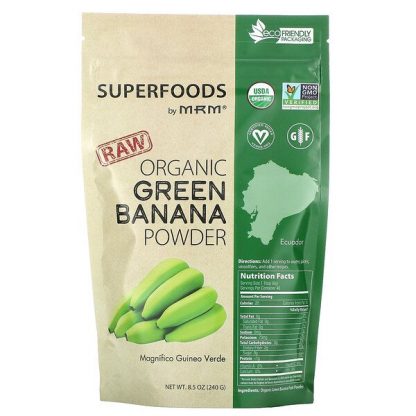 MRM, Raw Organic Green Banana Powder, 8.5 oz (240 g)