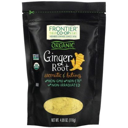 Frontier Co-op, Organic Ginger Root, 4.09 oz (116 g)