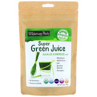 Wilderness Poets, Super Green Juice Powder, 3.5 oz (99 g)