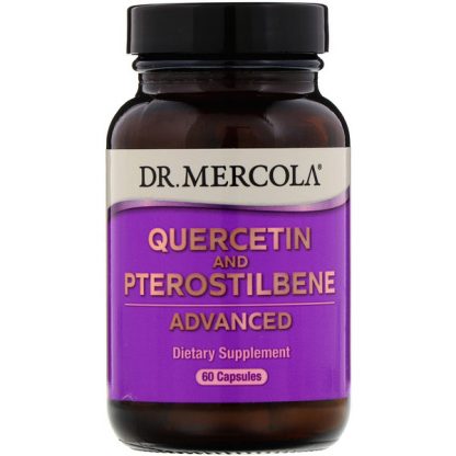 Dr. Mercola, Quercetin and Pterostilbene Advanced, 60 Capsules