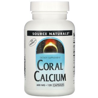 Source Naturals, Coral Calcium, 600 mg, 120 Capsules