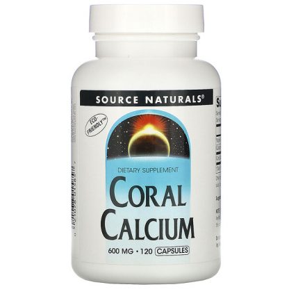 Source Naturals, Coral Calcium, 600 mg, 120 Capsules