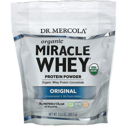 Dr. Mercola, Organic Miracle Whey Protein Powder, Original, 13.5 oz (382.5 g)