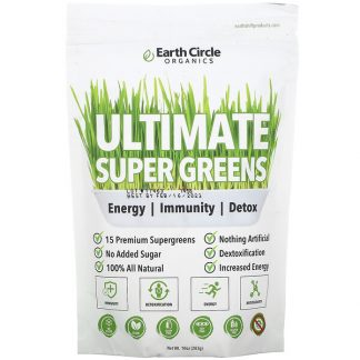 Earth Circle Organics, Ultimate Super Greens, 10 oz (283 g)