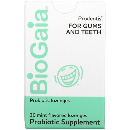 BioGaia, Prodentis For Gums And Teeth, Mint, 30 Lozenges