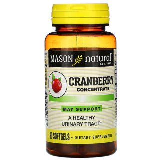 Mason Natural, Cranberry Concentrate, 90 Softgels