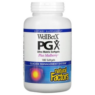 Natural Factors, WellBetX PGX, Plus Mulberry, 180 Softgels