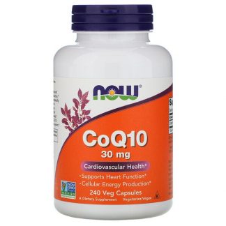 NOW Foods, CoQ10, 30 mg, 240 Veg Capsules