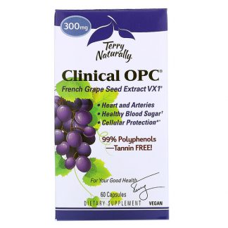 Terry Naturally, Clinical OPC, 300 mg, 60 Capsules