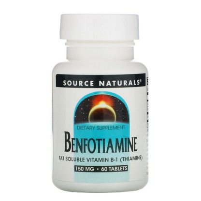 Source Naturals, Benfotiamine, 150 mg, 60 Tablets