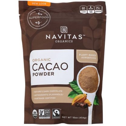 Navitas Organics, Organic Cacao Powder, 16 oz (454 g)