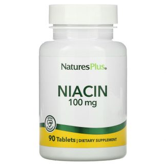 NaturesPlus, Niacin, 100 mg, 90 Tablets