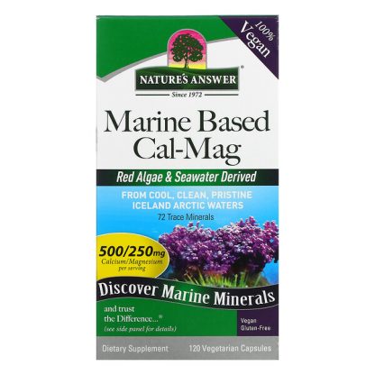 Nature's Answer, Marine Based Cal-Mag, 120 Vegetarian Capsules