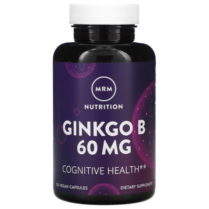 MRM, Ginkgo B, 60 mg, 120 Vegan Capsules