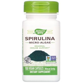 Nature's Way, Spirulina Micro-Algae, 380 mg, 100 Vegan Capsules