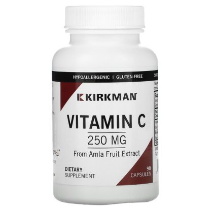 Kirkman Labs, Vitamin C, 250 mg, 90 Capsules