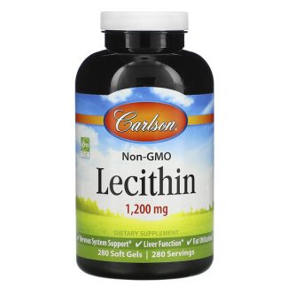 Carlson Labs, Lecithin, 1,200 mg, 280 Soft Gels