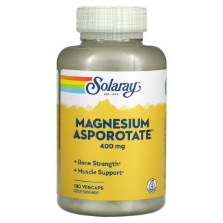 Solaray, Magnesium Asporotate, 200 mg, 180 VegCaps