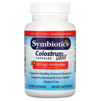 Symbiotics, Colostrum Plus, 120 Veg Capsules