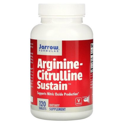 Jarrow Formulas, Arginine-Citrulline Sustain, 120 Tablets