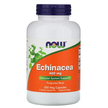 NOW Foods, Echinacea, 400 mg, 250 Veg Capsules