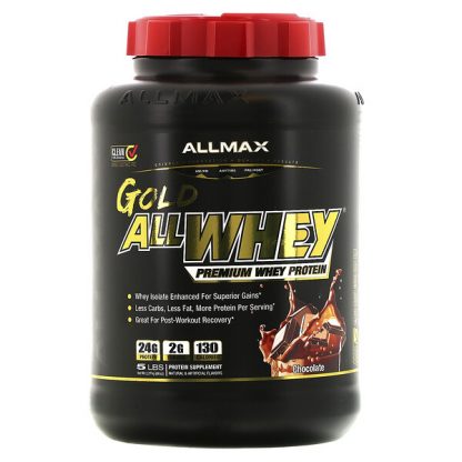 ALLMAX Nutrition, Gold AllWhey, Premium Whey Protein, Chocolate, 5 lbs (2.27 kg)