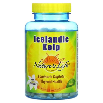 Nature's Life, Icelandic Kelp, 500 Tablets