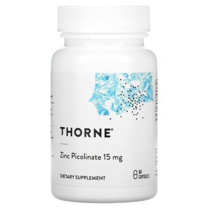 Thorne Research, Zinc Picolinate, 15 mg, 60 Capsules