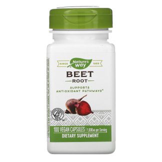 Nature's Way, Beet Root, 500 mg, 100 Vegan Capsules