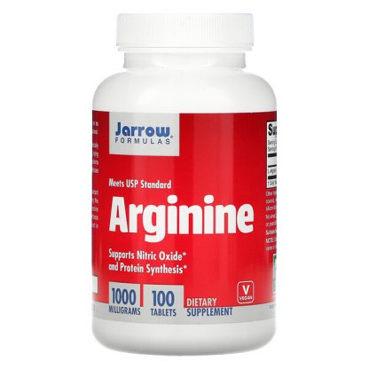 Jarrow Formulas, Arginine, 1000 mg, 100 Tablets