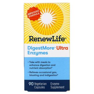 Renew Life, DigestMore Ultra Enzymes, 90 Vegetarian Capsules